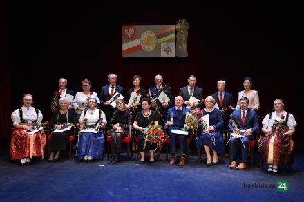 Laur Srebrnej Cieszynianki dla Bronisława Cieślara/fot. Małgorzata Krawczyk